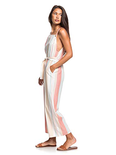Roxy Women's from The Clouds Jumpsuits,Medium,Snow White True STRI