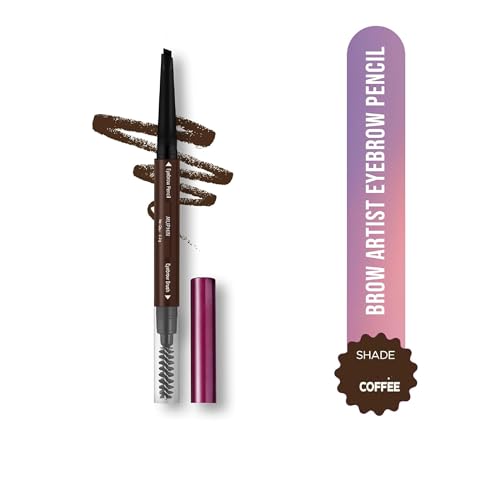 Image of Eyebrow Drawing Palette 3 Shades With 1 Brush, Waterproof Non-Transfer Eyebrow Palette, Ultimate Brow Kit, Eyebrow Kit to Shape, Outlining and Filling (Shade 01) Eye Make Up High (Coffee Brown)