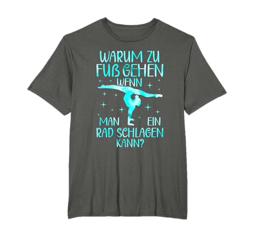 Kunstturnen Gymnastik Turnen Turnerin Mädchen T-Shirt