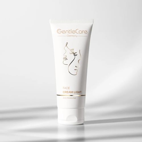 Crema facial antiedad GentleCare Light para pieles impuras y grasas, hidratante no comedogénica, de absorción rápida, alivia el enrojecimiento con niacinamida y astaxantina, 75 ml