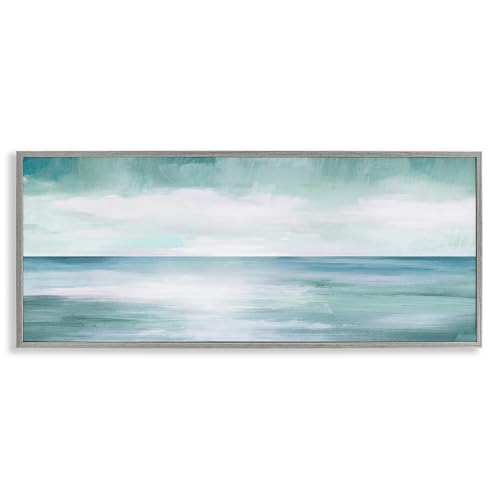 'Calm & Still Seascape Water'| Framed Giclee Art