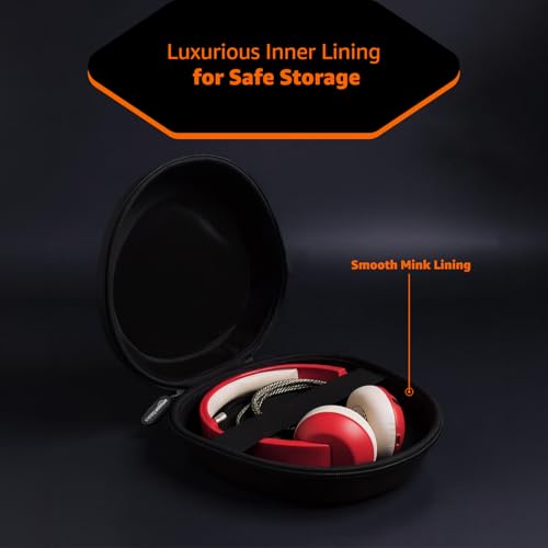 Amazon Basics Hard Shell EVA Headphone Case Black - Image 5