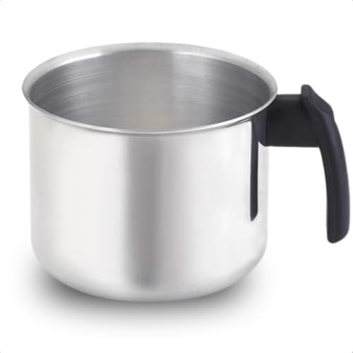 Canecão Fervedor Leiteira de Aluminio Polido Vieggio 16 cm