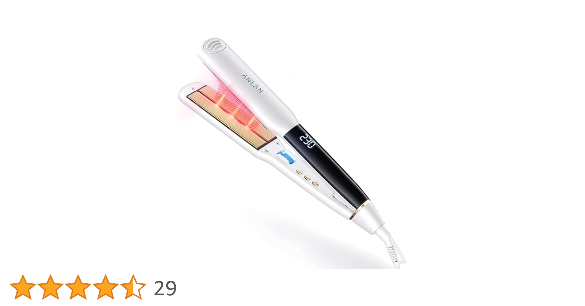 【新品未開封】ANLAN 2025最新　2way ワイドヘアアイロン 7980円 新品未開封】ANLAN 2025最新 2way ワイドヘアアイロン 7980円