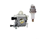 Carburatore compatibile con decespugliatori Stihl-FS230, FS235, FS235R, FR235, decespugliatore, piccolo motore, parti di ricambio + candela di accensione