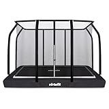 VirtuFit Kinder-Trampolin mit Sicherheitsnetz (Inground Rechteckig, 244 x 366 cm)