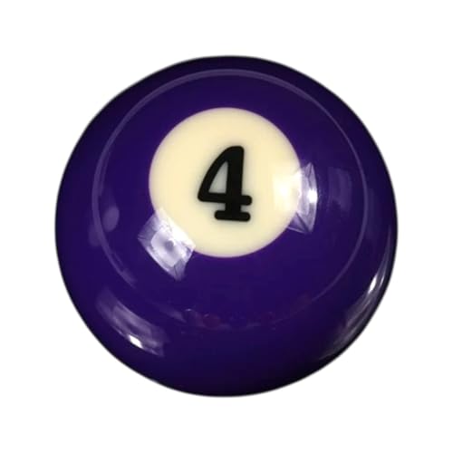 Empire USA #4 Pool Ball Replacement Billiards Ball, 2-1/4" (2.25-Inch) American Standard Size Billiard, Billiard Pool Table Accessories（4#）