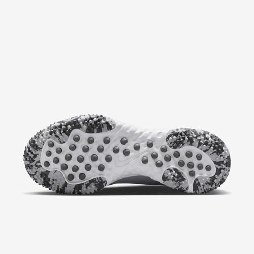 Nike Alpha Huarache Elite 4 Turf Women's Softball Shoes (DV0496-002, Pure Platinum/Iron Grey/White/Wolf Grey) Size 7.5