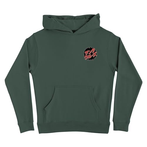 SANTA CRUZ Godzilla Destroyer P/O Hooded Midweight Sweatshirt Alpine Green Sm Youth