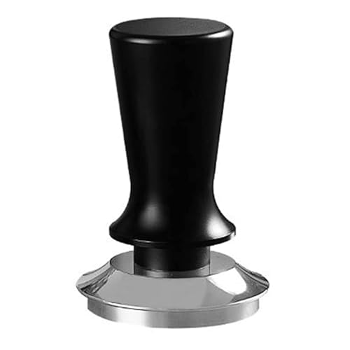 Pressino per caffè, pressino per caffè elastico Strumento per pressare il caffè a molla a pressione costante in acciaio inossidabile con manico ergonomico a base piatta per accessorio(58mm)