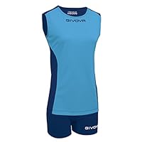 Givova KIT Volley Piper Celeste/BLU Tg. XS