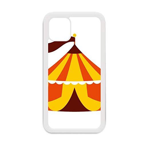 Coque iPhone 12 Pro Max avec illustration d'amusement park blanche
