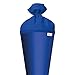 ROTH Bastelschultüte 70cm ultramarinblau blau rund - Schultüte mit Stabiler Rot(h)-Spitze mit Filz-Verschluss