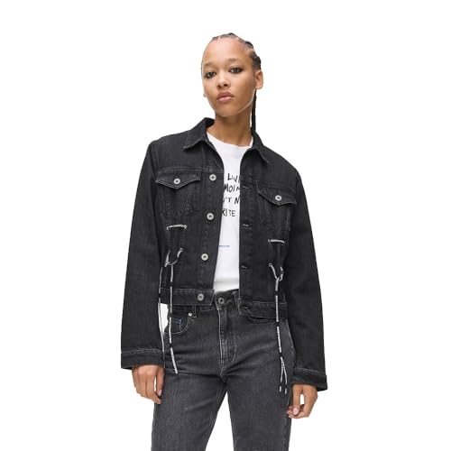 Veste en jean femme Karl Lagerfeld Jeans avec détails lacés
