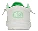 HEYDUDE Men's Wally Funk Zigzag Mesh White/Green Ash 12 Medium