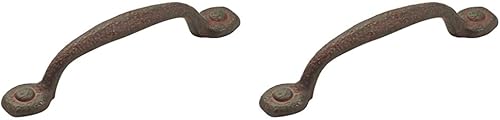 Hickory Hardware Tiradores rústicos, manijas para puertas de gabinetes de cocina, cajones de tocador, tocador de baño, mesitas de noche y armarios,