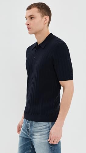 Wax London Men's Vertical Knit Naples Knit Polo4