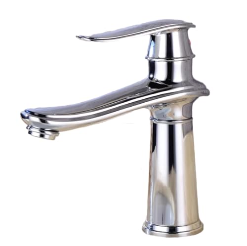 Robinetterie Pour Vasque Salle De Bains, Lavabo Chaud Et Froid En Bronze Noir, Robinet Rétro Brossé, Lavabo De Shampoing Noir Tout En Cuivre, Argent Court