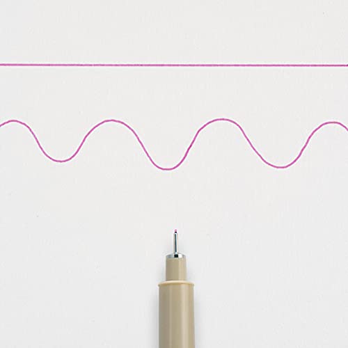 Sakura Pigma Micron Archival Pen - Medium Point (.25 Mm) - Rose Ink Pen, Sold Individually #TOP2