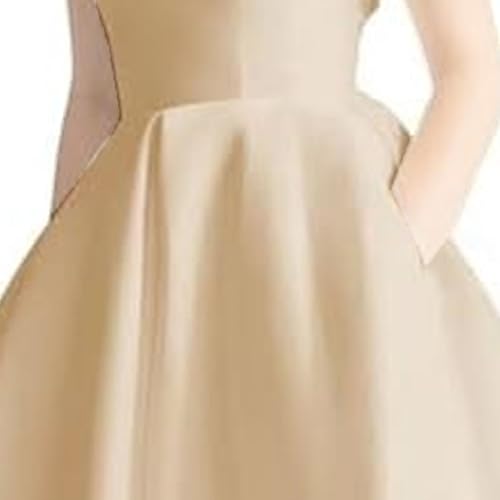 Mini robe élégante pour invitée de mariage : robe de soirée dos nu fluide pour briller en club
