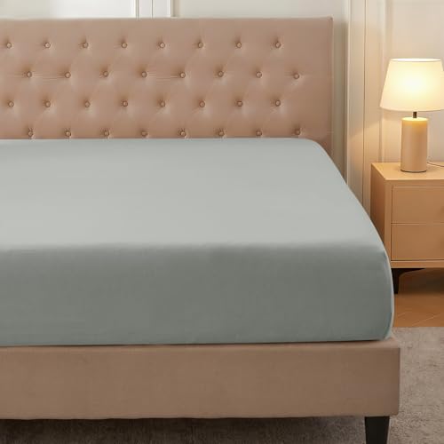 CELESTA Spannbettlaken 90x200cm 100% Baumwolle, Oeko-TEX Zertifiziert Jersey Spannbetttuch 90x200, Matratzenhöhe bis 30 cm für Boxspringbett, Bordeaux Bordeaux 90x200cm