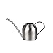 Xersex Edelstahl Gießkanne 1l Giesskanne Blumengießkanne Garten Gartengießkanne Blumengießkanne Zimmerpflanzen Rdening Topf Kleine Purling Kann Saftige Innenblume für Die Balkon Gartenarbeit(1000ml)