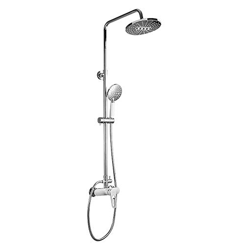Salle de douche complète avec mélangeur et pomme de douche portable