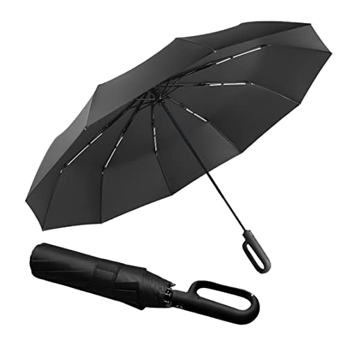 Extra Large Golf Folding Umbrella 54” - Black