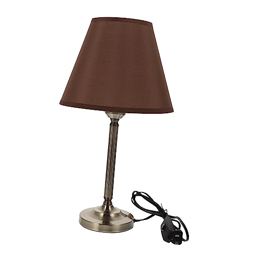 jojofuny 1pc Fabric Table Lamp Home Modern Desk Lamp Study Table Lamps Gold Table Lamp Classic Table Lamps Unique Table Light Vintage Decor Indoor Light Led Stainless Steel Bedroom Lights