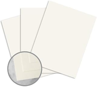 CLASSIC CREST Recycled 100 Natural White Card Stock - 8 1/2 x 11 in 80 l...