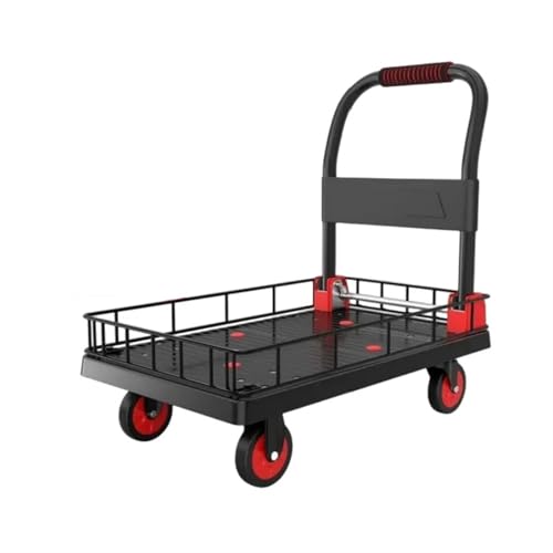 Carrello pieghevole a mano Carrello portatile per un facile trasporto e stoccaggioPerfetto per casa giardino e uso esternoDesign resistente per la massima capacità di carico