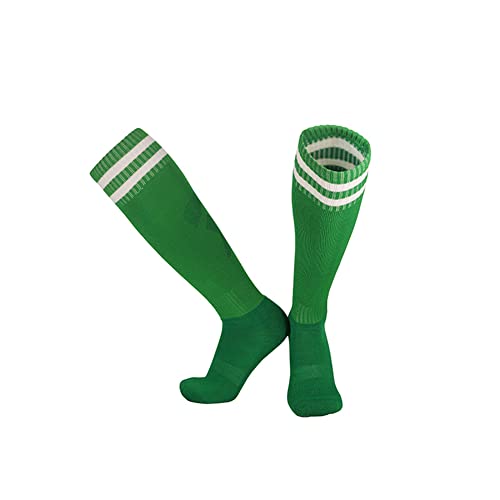 Fußballsocken für Jungen, Mannschaft, Sport, Kniestrümpfe für Erwachsene, Jugendliche und Kinder, grün, S Cover