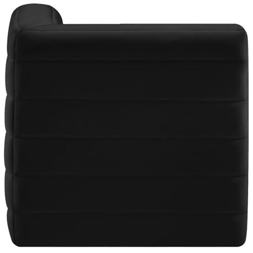 Sillón Modular Plegable Velvet Negro miniatura 5