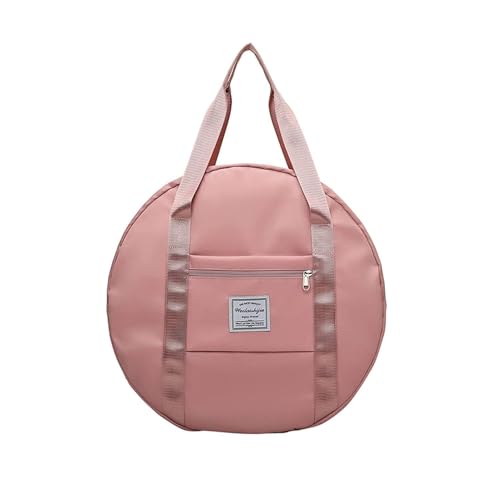 Image of Barebeauty Round Shape Duffle Travelling Bag | Large Capacity Foldable Shoulder Bag with Zipper Pocket | Lightweight Handbag for Shopping, Gym, Travel & Daily Use