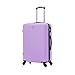 CELIMS - Valigia Media 20 kg Rigida Leggera | Valigia da Stiva 65cm Donna | Lucchetto Integrato | ABS | Trolley Medio 65cm con 4 Ruote | Viola