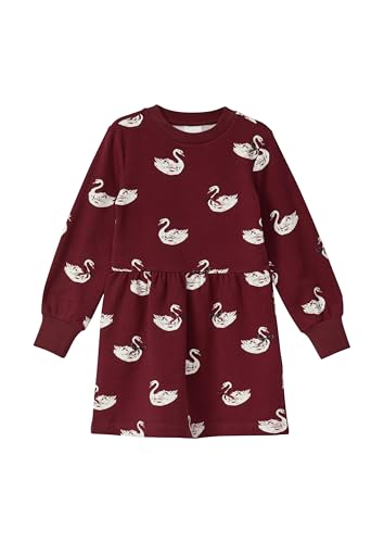 Vestido s.Oliver de niña casual con estampado integral y tejido fresco de algodón