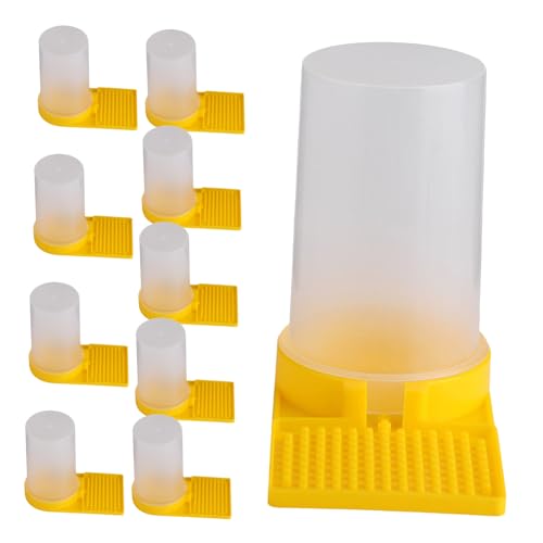 Abreuvoir pour ruches à miel rond en lot de 10 gobelets pour hydrater et fortifier votre colonie