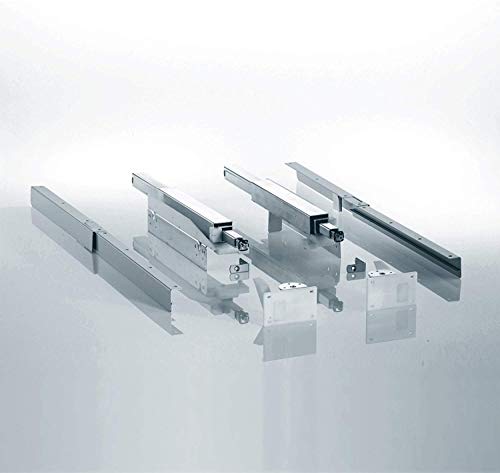 Gedotec Tischbeschlag Allungabile Tisch-Ausziehbeschlag Topaflex | Tischauszug con Rigido Front | Ausziehtisch-Beschlag per Profondità Min. 500 mm | Ausziehlänge 810 mm | Portata: 30 kg | 1 Pezzo - Image 4