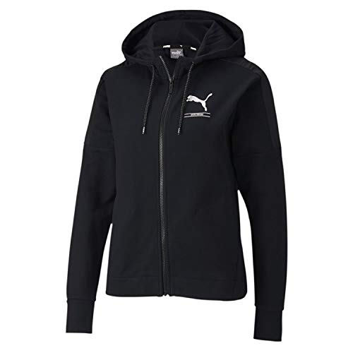 Puma Nu-Tility Fz Felpa, Donna, Black, S