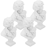 Petite sculpture – ce buste de musicien soigneusement poli est agréable toucher et ne vous blessera pas la main. figurine de buste de musicien