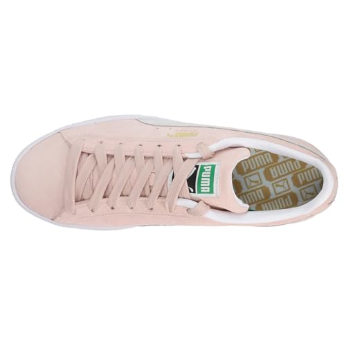 Image of PUMA Women's Classic Suede Sneakers, Peachskin /Puma White, 7.5 Medium US