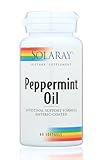 Solaray Peppermint Oil Capsules, 250 mg, 60 Count