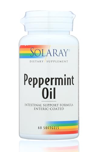 SOLARAY Peppermint Oil with Rosemary Oil & Thyme Oil - Soothing Formula Supports Digestive Comfort...