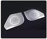 Los adornos de estilo de color plateado de acero inoxidable cambian el interior común y aportan un diseño atractivo.