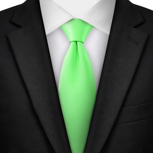 Image of Jacob Alexander Men's Extra Long Solid Color Tie