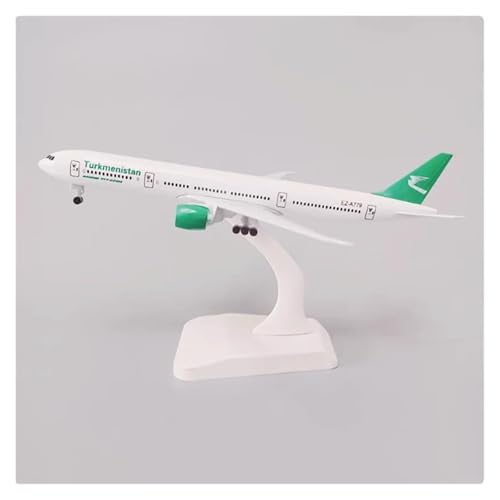 Modelo Turkmenistán B777 de metal fundido a presión de 19cm para coleccionistas 1