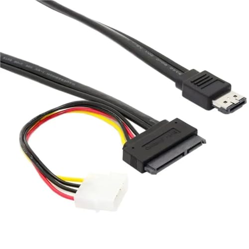 Cable de datos eSATAp a SATA 22p y IDE 4p 50 cm