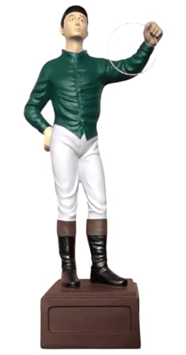 Classic Lawn Jockeys Green Garden Statue, 36' Height