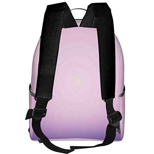 AMRANDOM Unisex Backpack Multipurpose Rucksack Anti Theft Backpacks with Padded Straps Big Capacity Backpack Pink And Purple Ombre Print Fashion Backpack3