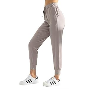 AJISAI Women’s Joggers Pants Drawstring Running Sweatpants with Pockets Lounge Wear Cloud L